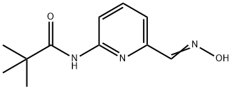 Propanamide, N-[6-[(hydroxyimino)methyl]-2-pyridinyl]-2,2-dimethyl- Structure