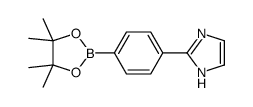 2-[4-(4,4,5,5-四甲基-1,3,2-二氧硼杂环戊烷-2-基)苯基]-1H-咪唑图片