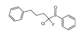 1-chloro-1-fluoro-4-phenylbutyl phenyl sulfoxide结构式