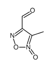 4-Methyl-1,2,5-oxadiazole-3-carbaldehyde 5-oxide Structure