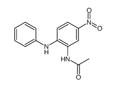 acetic acid-(2-anilino-5-nitro-anilide)结构式