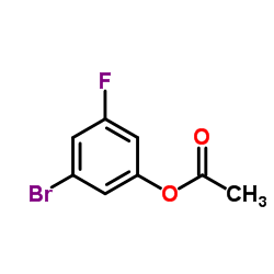 3-Bromo-5-fluorophenyl acetate Structure