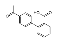 2-(4-acetylphenyl)pyridine-3-carboxylic acid Structure