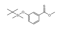 O-methyl 3-(tert-butyldimethylsilyloxy)benzothioate Structure