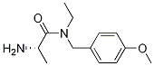 (S)-2-AMino-N-ethyl-N-(4-Methoxy-benzyl)-propionaMide结构式