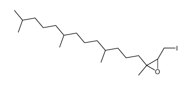 3-(iodomethyl)-2-methyl-2-(4,8,12-trimethyltridecyl)oxirane结构式