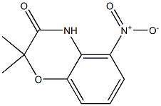 2,2-Dimethyl-5-nitro-2H-benzo[b][1,4]oxazin-3(4H)-one Structure