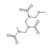 1-methoxy-2,4,6-trinitro-2,4,6-triaza-heptane Structure