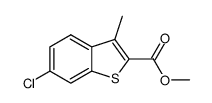 methyl 6-chloro-3-methylbenzo[b]thiophene-2-carboxylate structure