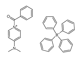 N-Benzoyl-4-(dimethylamino)pyridinium tetraphenylborate结构式