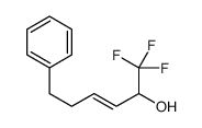 1,1,1-trifluoro-6-phenylhex-3-en-2-ol结构式