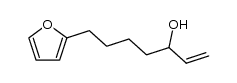 7-(furan-2-yl)hept-1-en-3-ol结构式