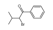 2-bromo-3-methyl-1-phenylbutan-1-one Structure