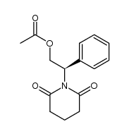 (R)-2-(2,6-dioxopiperidin-1-yl)-2-phenylethyl acetate结构式