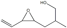 Oxiranepropanol,3-ethenyl--bta--methyl- (9CI) structure