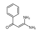 3,3-diamino-1-phenylprop-2-en-1-one结构式