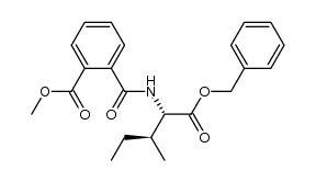 benzyl (2S,3S)-N-[2-(methoxycarbonyl)-benzoyl]-2-amino-3-methyl-pentanoate Structure