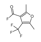 3-Furancarbonyl fluoride, 2,5-dimethyl-4-(trifluoromethyl)- (9CI)结构式