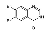 6,7-dibromoquinazolin-4(3H)-one结构式