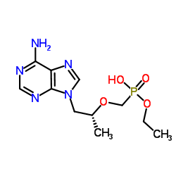 Ethyl hydrogen ({[(2R)-1-(6-amino-9H-purin-9-yl)-2-propanyl]oxy}methyl)phosphonate图片