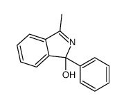 3-methyl-1-phenylisoindol-1-ol Structure