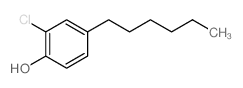 2-chloro-4-hexyl-phenol结构式