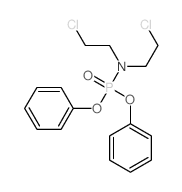 Phosphoric acid, diphenyl-, di(2-chloroethyl)amide结构式