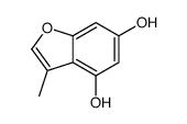 4,6-Benzofurandiol,3-methyl- Structure