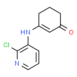 3-[(2-chloro-3-pyridinyl)amino]cyclohex-2-en-1-one结构式