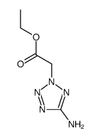 ethyl 2-(5-amino-2H-tetrazol-2-yl)acetate结构式