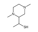 2-Piperazinemethanethiol,-alpha-,1,4-trimethyl-,(-alpha-R,2R)-rel-(9CI)结构式