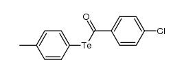 p-methylphenyl p-chlorobenzoyl telluride结构式