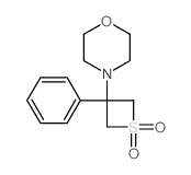 Morpholine,4-(1,1-dioxido-3-phenyl-3-thietanyl)-结构式