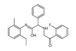 Benzeneacetamide, N-(2-ethyl-6-methylphenyl)-alpha-[(2-fluorobenzoyl)methylamino]- (9CI)结构式