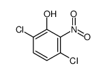 3,6-dichloro-2-nitro-phenol结构式