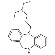 5-[3-(Diethylamino)propyl]-10,11-dihydro-5H-dibenzo[b,e][1,4]diazepine结构式