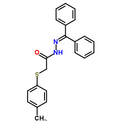 N'-(Diphenylmethylene)-2-[(4-methylphenyl)sulfanyl]acetohydrazide Structure