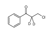 3-chloropropiophenone(2-d2) Structure