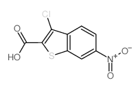 3-CHLORO-6-NITRO-BENZO[B]THIOPHENE-2-CARBOXYLIC ACID structure