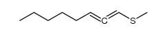 1-methylsulfanyl-octa-1,2-diene结构式