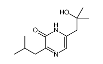 6-(2-hydroxy-2-methylpropyl)-3-(2-methylpropyl)-1H-pyrazin-2-one Structure