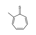 2-methylcyclohepta-2,4,6-triene-1-thione Structure