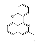 1-(2-chlorophenyl)-3-isoquinolinecarboxaldehyde Structure