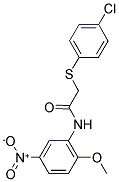 2-[(4-chlorophenyl)sulfanyl]-n-(2-methoxy-5-nitrophenyl)acetamide picture