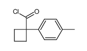 1-(4-Methyl-phenyl)-cyclobutan-1-carbonsaeure-chlorid结构式