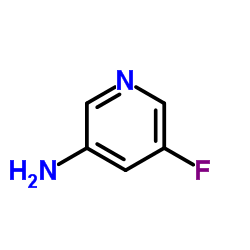 5-氨基-3-氟吡啶结构式