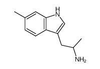 1-methyl-2-(6-methyl-indol-3-yl)-ethylamine Structure