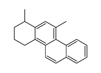 1,11-dimethyl-1,2,3,4-tetrahydrochrysene Structure