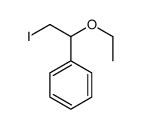 (1-ethoxy-2-iodoethyl)benzene结构式