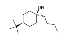 4-(tert-butyl)-1-butylcyclohexanol结构式